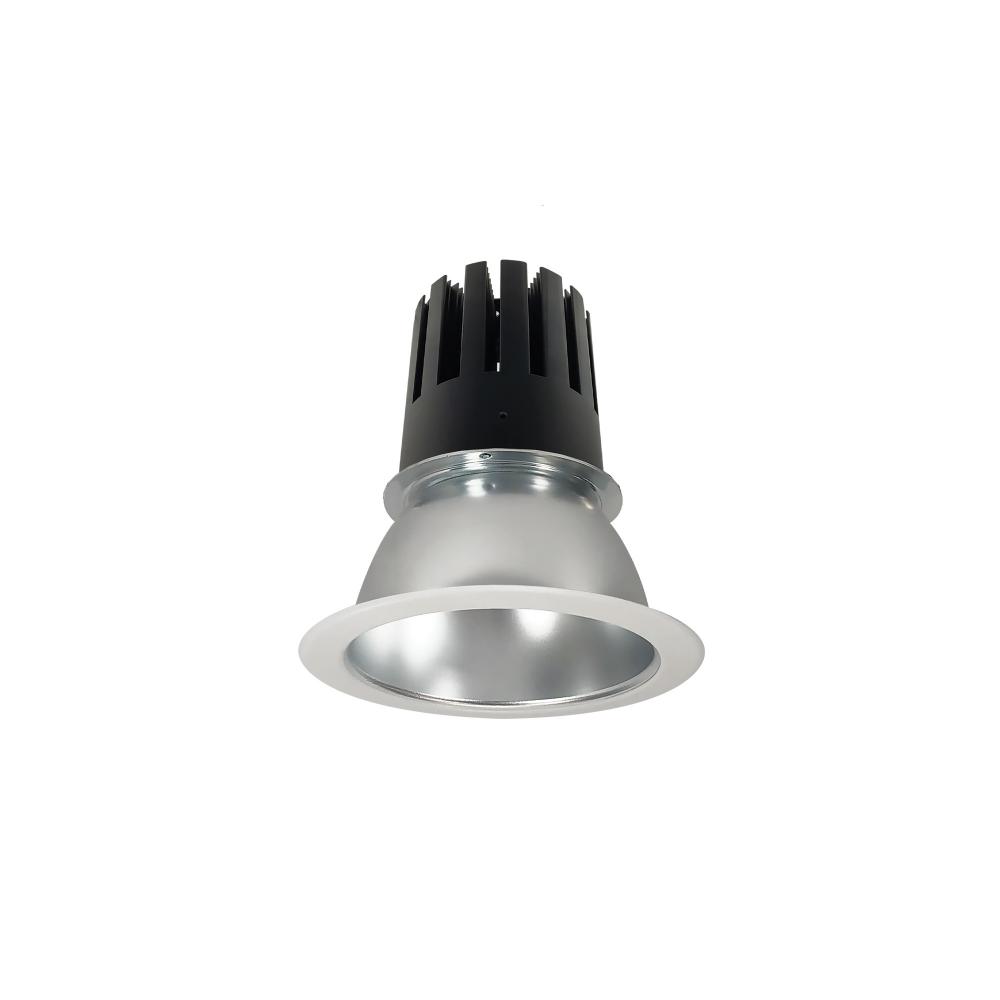 4" Sapphire III Round Open Reflector, 2500lm, 4000K, Flood Optic, Diffused Clear Reflector/Matte