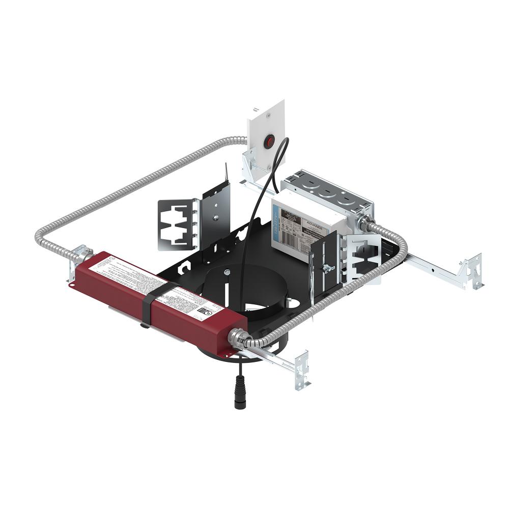 4" Sapphire III Non-IC New Construction Housing w/ Remote Test Switch EM Driver, 18W / 1500lm,