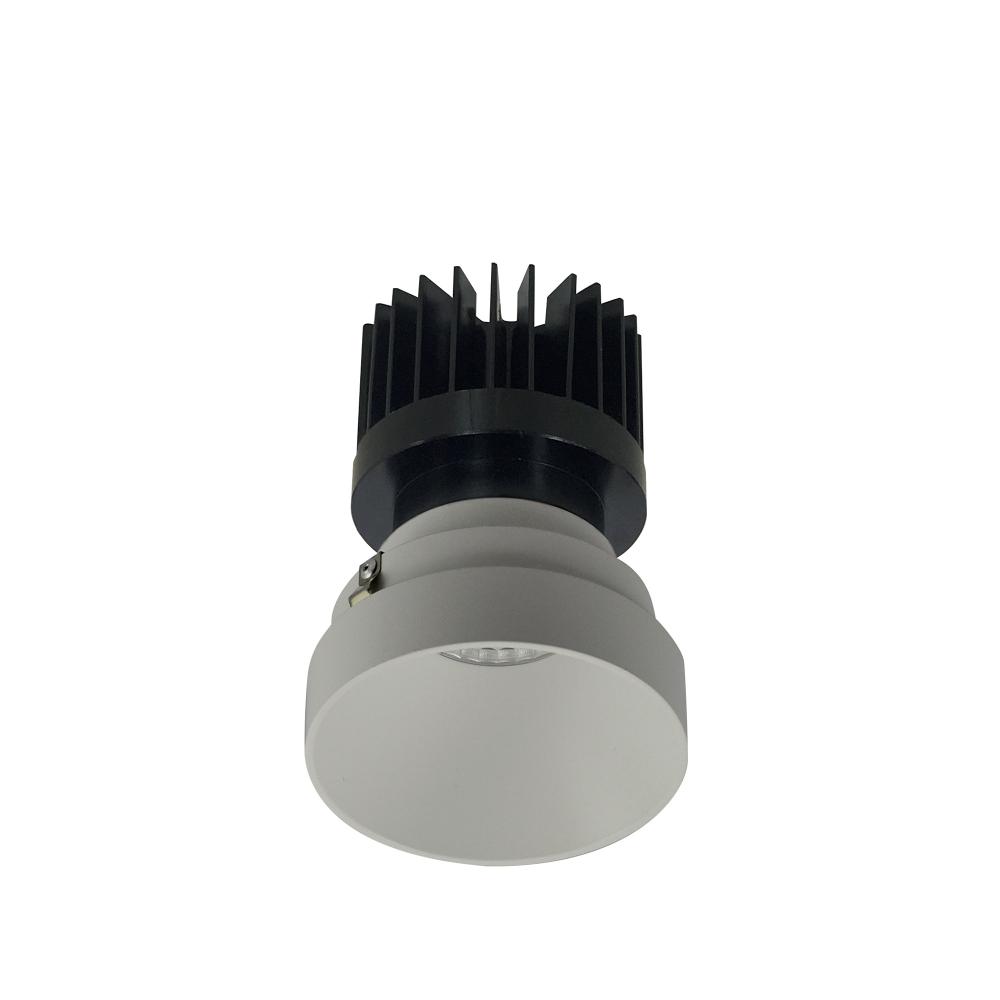 4" Iolite LED Round Trimless Downlight, 10-Degree Optic, 850lm / 12W, 3500K, White Finish