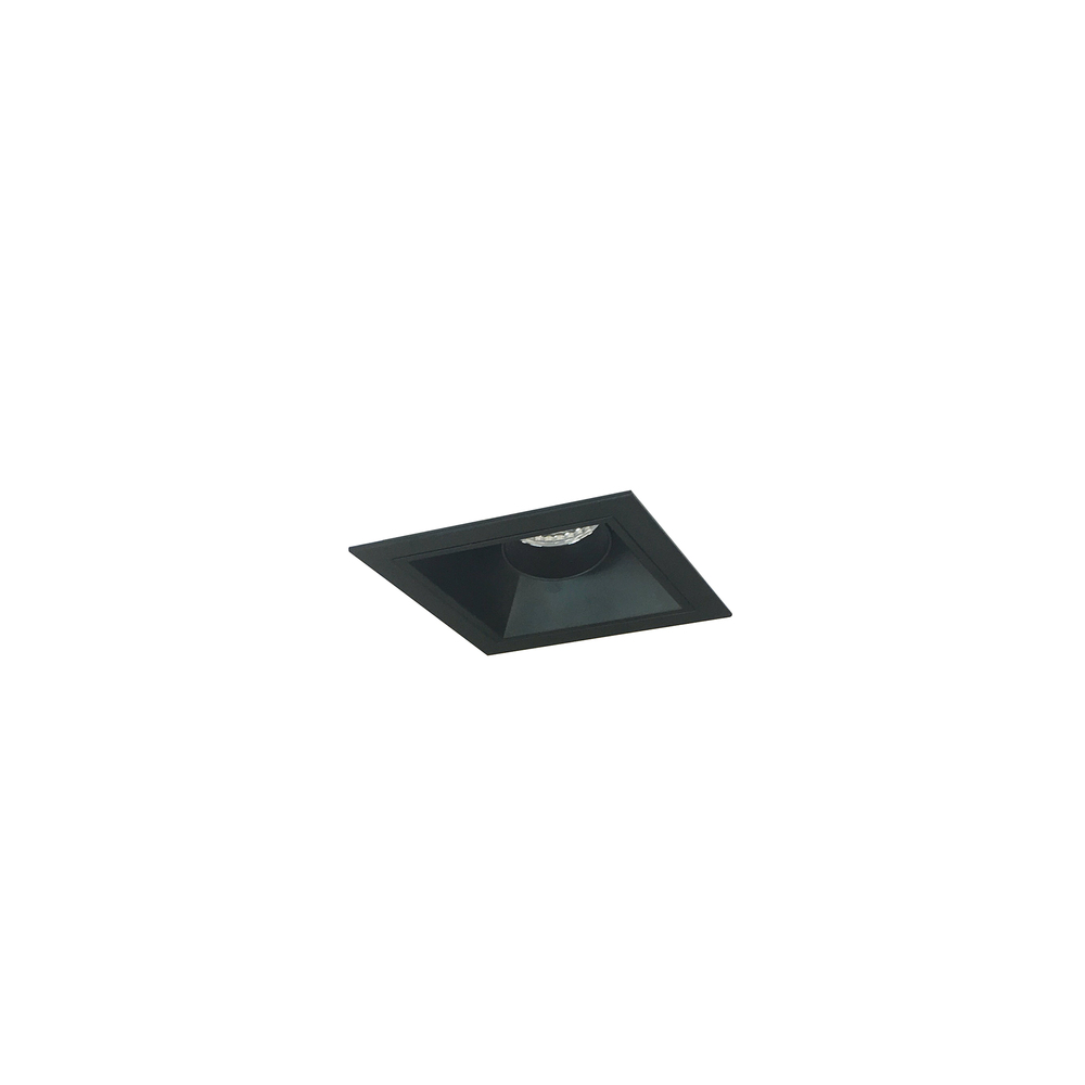 Iolite MLS 1-Head Trim Kit, Black Flange, 3000K, 1000lm, Black Adj. Snoot Trim