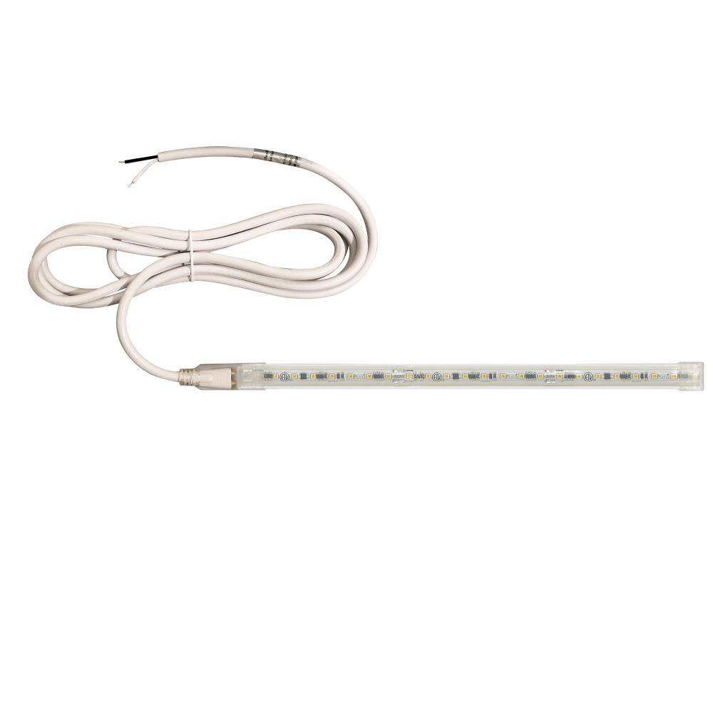 Custom Cut 41-ft 120V Continuous LED Tape Light, 330lm / 3.6W per foot, 3000K, w/ Mounting Clips and