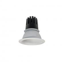 Nora NC3-41L527FMPW - 4" Sapphire III Round Open Reflector, 4500lm, 2700K, Flood Optic, Matte Powder White