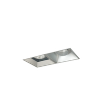 Nora NMIOTL-12-NF-AF-30X-10-HZ - Iolite MLS 2-Head Trimless Reflector Kit, 3000K, 1000lm, Haze Adj. Snoot/Fixed Downlt. Trims