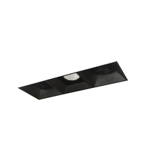 Nora NMIOTL-13-NF-AAF-35X-10-B - Iolite MLS 3-Head Trimless Reflector Kit, 3500K, 1000lm, Black Adj. Snoot/Fixed Downlt. Trims