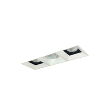 Nora NMIOTL-13-NF-AFF-40X-10-BMPW - Iolite MLS 3-Head Trimless Reflector Kit, 4000K, 1000lm, Black/MPW Adj. Snoot/Fixed Downlt. Trims