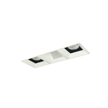 Nora NMIOTL-13-NF-FFW-27X-10-BMPW - Iolite MLS 3-Head Trimless Reflector Kit, 2700K, 1000lm, Black/MPW Fixed Downlt./Wall Wash Trims