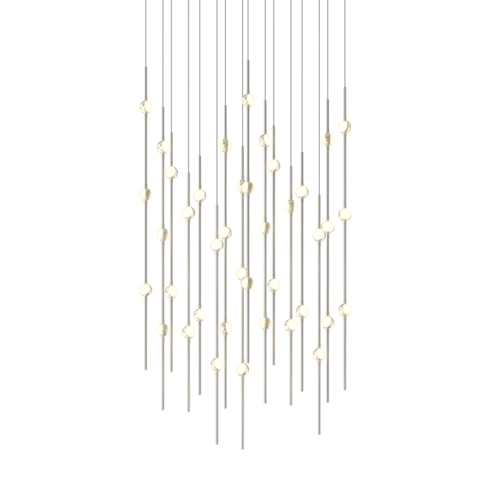 Aries 24" Square LED Pendant (2700K) w/20' Cords