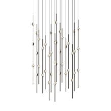 Sonneman 2015.33C-27-J20 - Aries 24" Square LED Pendant (2700K) w/20' Cords