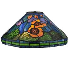Meyda Green 119550 - 16" Wide Tiffany Poppy Cone Shade
