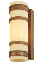 Meyda Green 137535 - 7"W Byzantine Wall Sconce