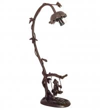 Meyda Green 14681 - 16" High Cherub On Swing Accent Lamp