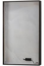 Meyda Green 152456 - 30"W Mahogany Bronze 2700-3000K Warm White LED Backlit Display
