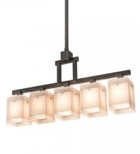 Meyda Green 187801 - 55"L Metro Quadrato 5 LT Pendant