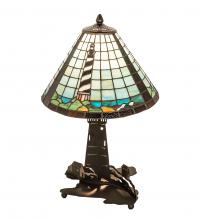 Meyda Green 215491 - 22.5" High Lighthouse Double Lit Table Lamp