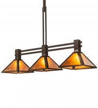 Meyda Green 215721 - 45" Long Soffe Mission 3 Light Island Pendant