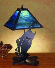 Meyda Green 32566 - 21"H Leaping Bass Table Lamp
