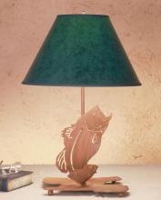 Meyda Green 32582 - 13.5"H Leaping Bass Table Lamp