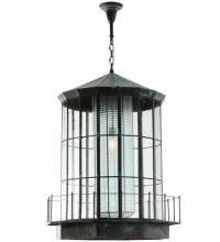 Meyda Green 66801 - 28.5"W Lighthouse Lantern Pendant