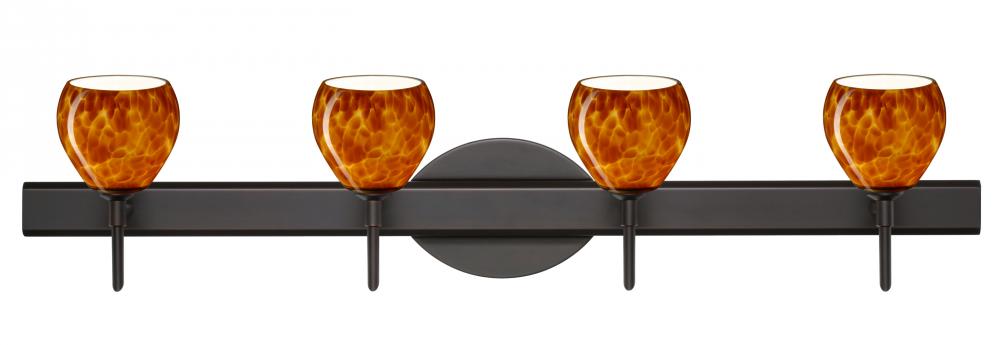 Besa Wall Tay Tay Bronze Amber Cloud 4x40W G9