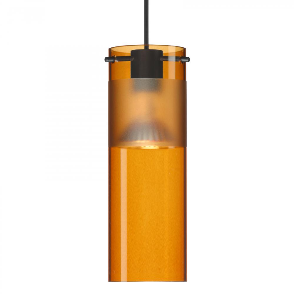 Besa Pendant For Multiport Canopy Scope 7, Black Finish, Armagnac/Frost 1x50W MAX GY6.35 Base
