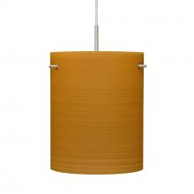 Besa Lighting J-4006OK-SN - Besa Tamburo 8 Pendant, Oak, Black Finish, 1x100W MAX E26 Base