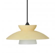 Besa Lighting X-271897-BK - Besa Pendant For Multiport Canopy Trilo 7, Black Finish, Champagne 1x50W MAX GY6.35 Base