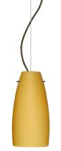 Besa Lighting 1KX-1512VM-BR - Besa Tao 10 Cable Pendant Vanilla Matte Bronze 1x75W A19