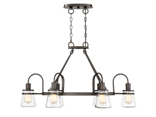 Savoy House 1-3502-6-13 - Portsmouth 6-light Outdoor Linear Chandelier In English Bronze