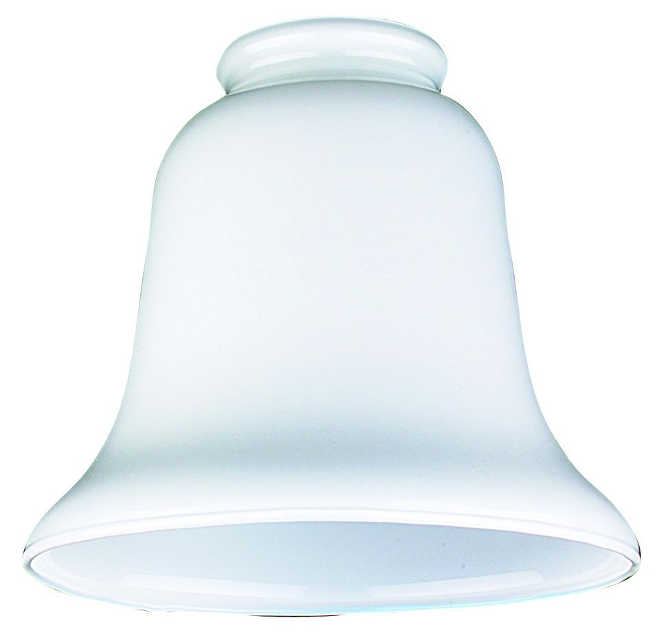 CASED OPAL BELL GAS SHADE