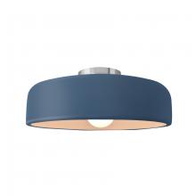 Justice Design Group CER-6343-MDMT-NCKL - Medium Spire Semi-Flush
