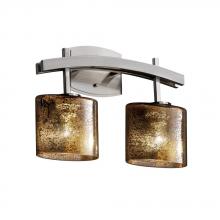 Justice Design Group FSN-8592-10-OPAL-DBRZ - Archway 2-Light Bath Bar