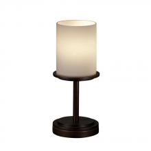Justice Design Group FSN-8798-10-OPAL-DBRZ - Dakota 1-Light Table Lamp (Short)
