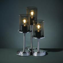 Justice Design Group MSH-8797-10-NCKL - Dakota 3-Light Table Lamp
