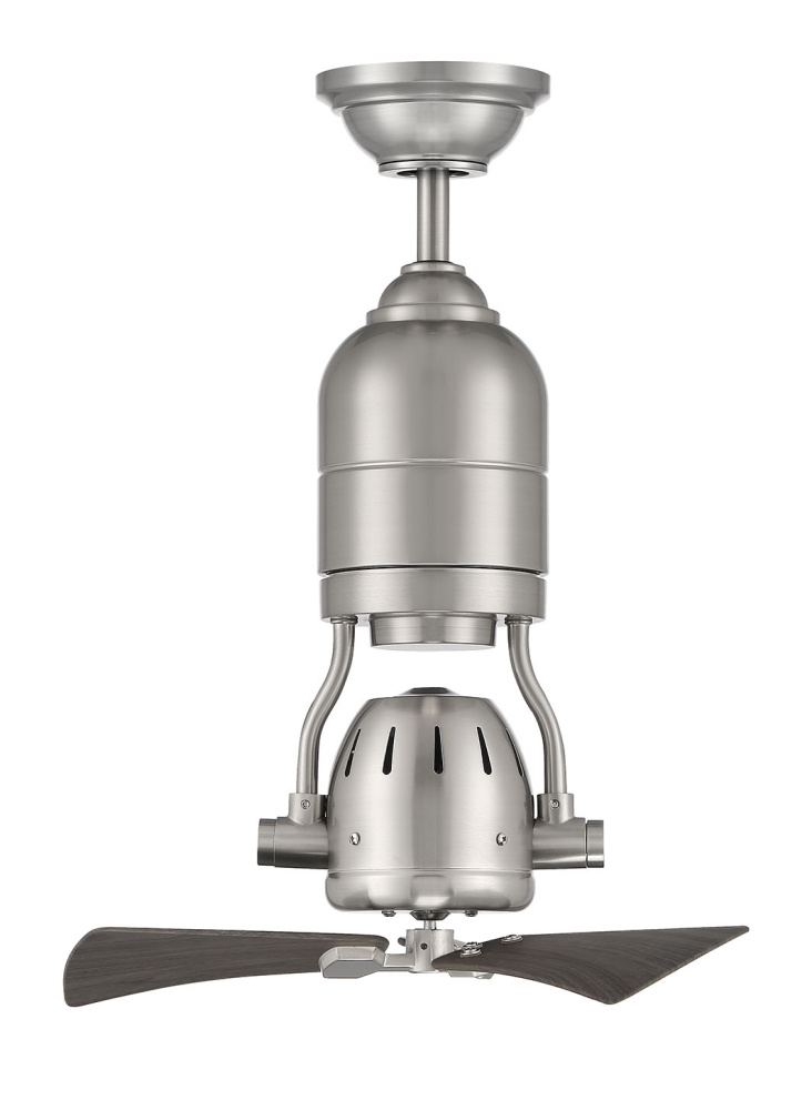 18" Bellows Uno in Brushed Polished Nickel w/ Greywood Blades