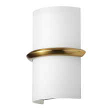 Dainolite WLC-914LEDW-AGB - 14W Wall Sconce, AGB w/ Opal Glass