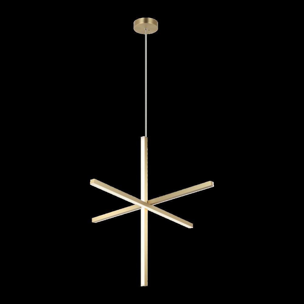 Crosley Brushed Gold Pendant