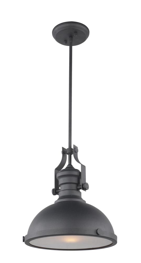 Cresswell Series Matte Black Pendant