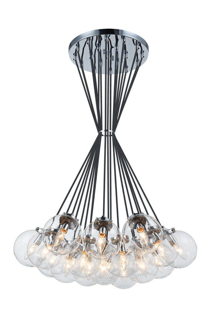The Bougie Chrome Chandelier