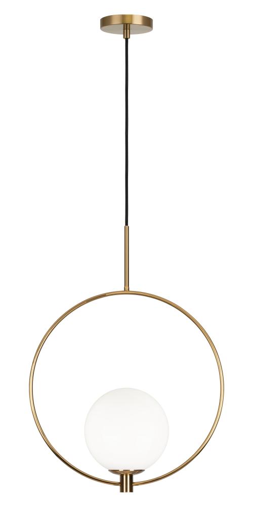 Averley Aged Gold Brass Pendant