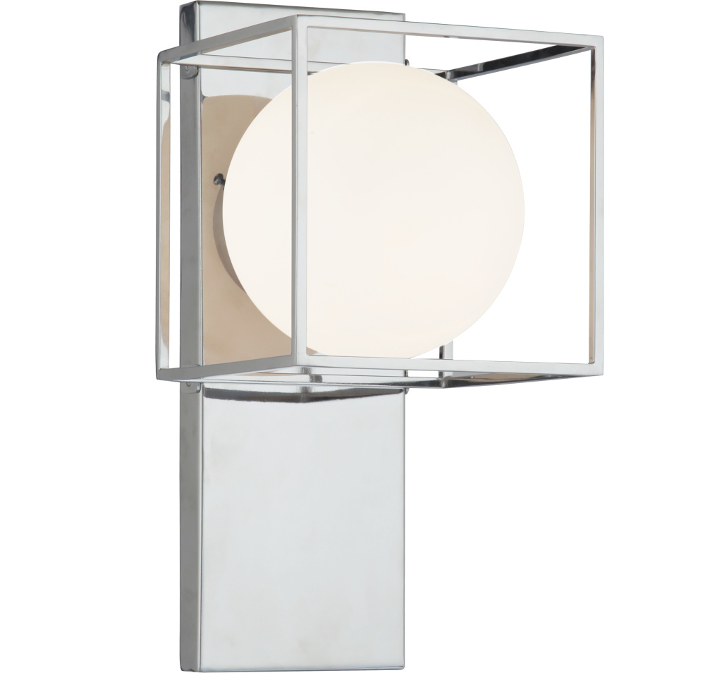 Squircle Chrome Wall Sconce