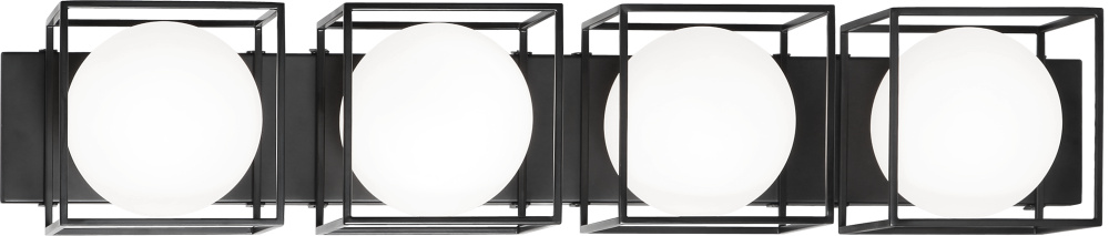 Squircle Black Wall Sconce