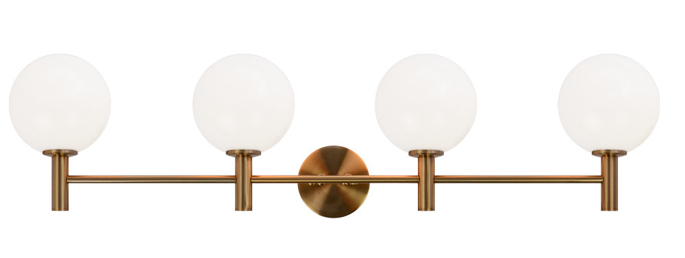 Cosmo Aged Gold Brass Wall Sconce