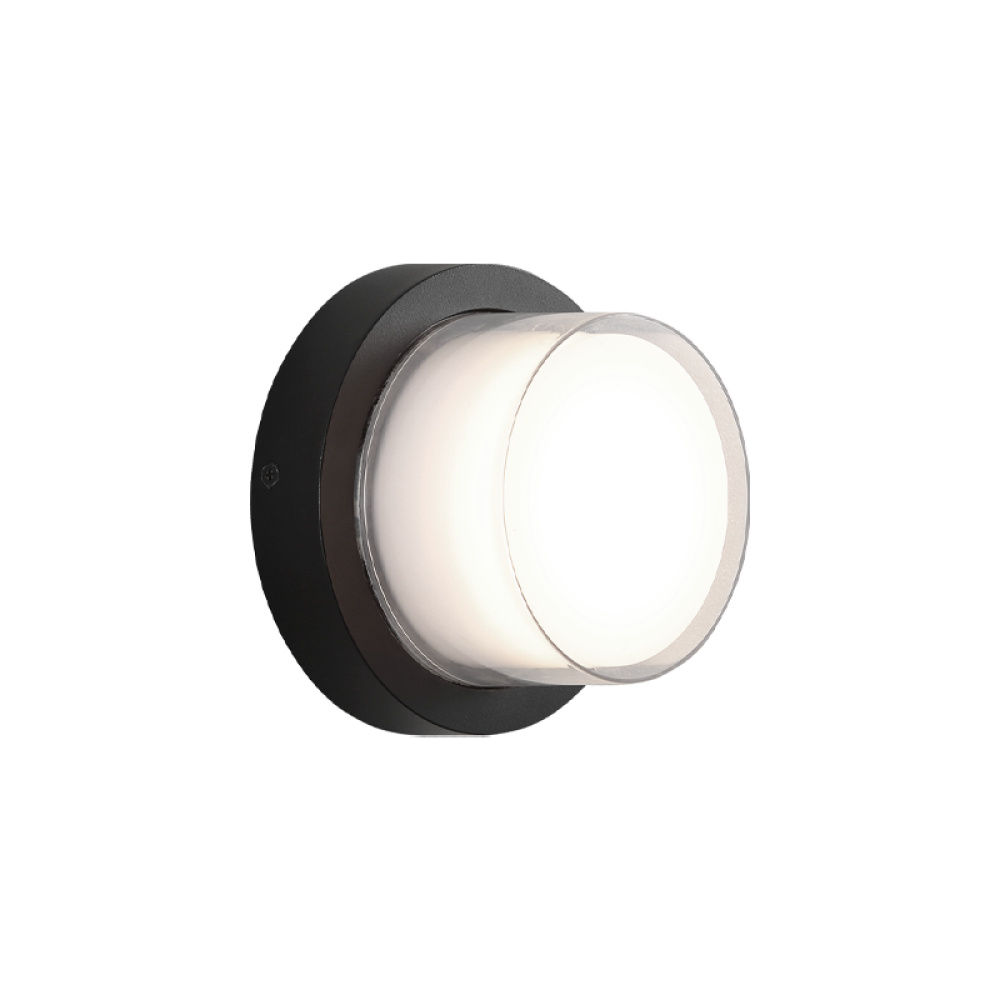 Syvana Matte Black Wall Sconce