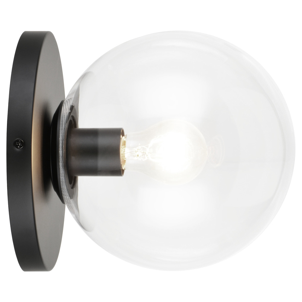 Cosmo Black Wall Sconce / Ceiling Mount