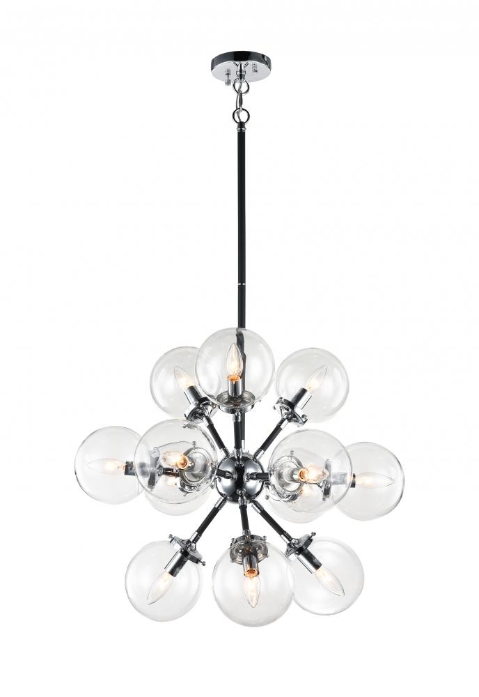 Soleil Chrome Chandelier