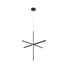 Matteo Lighting C38936MB - Crosley Matte Black Pendant