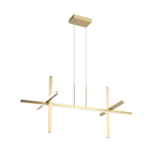 Matteo Lighting C38944BG - Crosley Brushed Gold Pendant