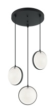 Matteo Lighting C71503MB - Chatoyant Matte Black Pendant