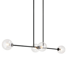 Matteo Lighting C81704BKCL - Novo Black Pendant