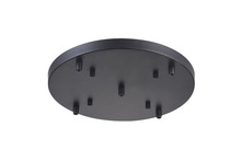 Matteo Lighting CP0105BK - Multi Ceiling Canopy (Line Voltage) Black Canopy
